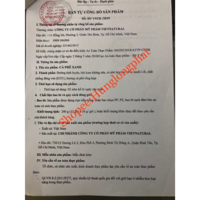 CA PHE XANH GIAM CAN - CA PHE KHANG MO ☕ | BigBuy360 - bigbuy360.vn