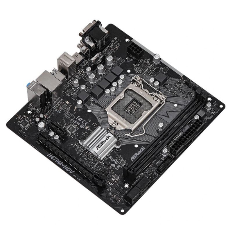 [Mã SKAMA06 giảm 8% đơn 250k]Bo mạch chủ Asrock H470M – HDV – Socket 1200 - CHÍNH HÃNG