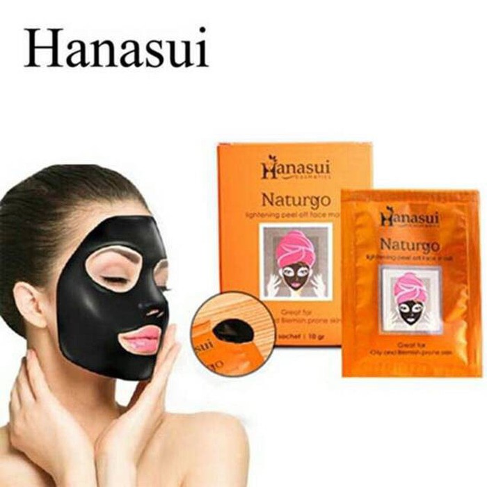 (hàng Mới Về) Mặt Nạ Lột Mụn Đầu Đen Hanasui Naturgo