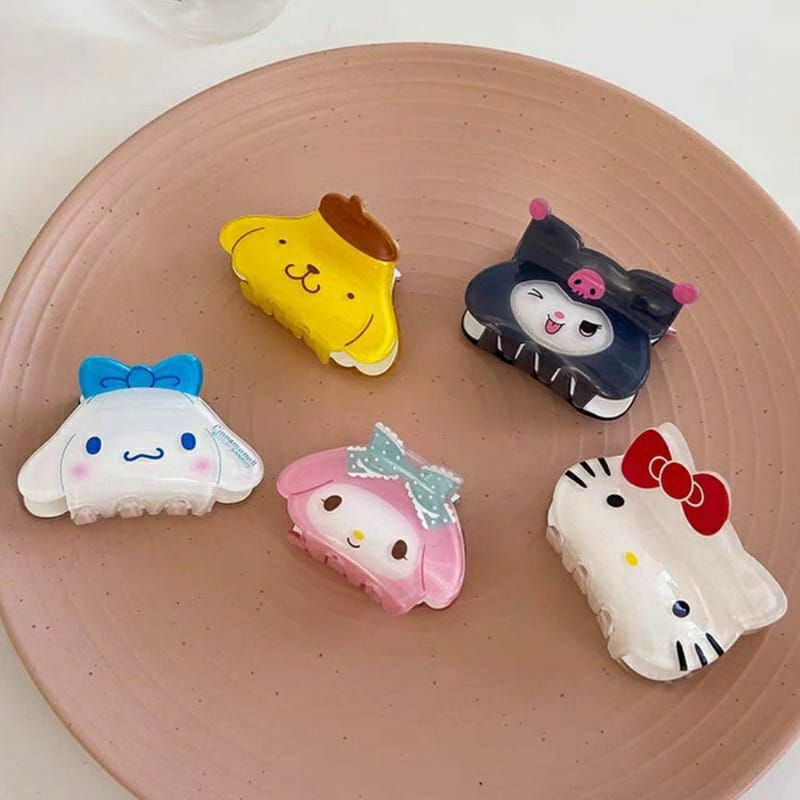 Kẹp tóc càng cua Sanrio Cinnamoroll Kuromi Melody Loại To