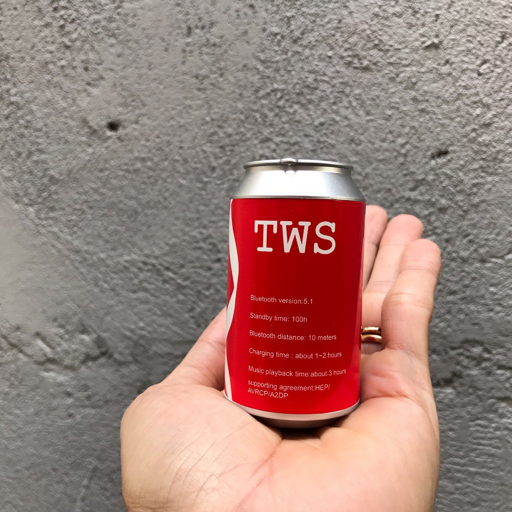 Tai nghe không dây Lon nước, Tai nghe Bluetooth không dây giúp bạn khác biệt và cá tính. | BigBuy360 - bigbuy360.vn