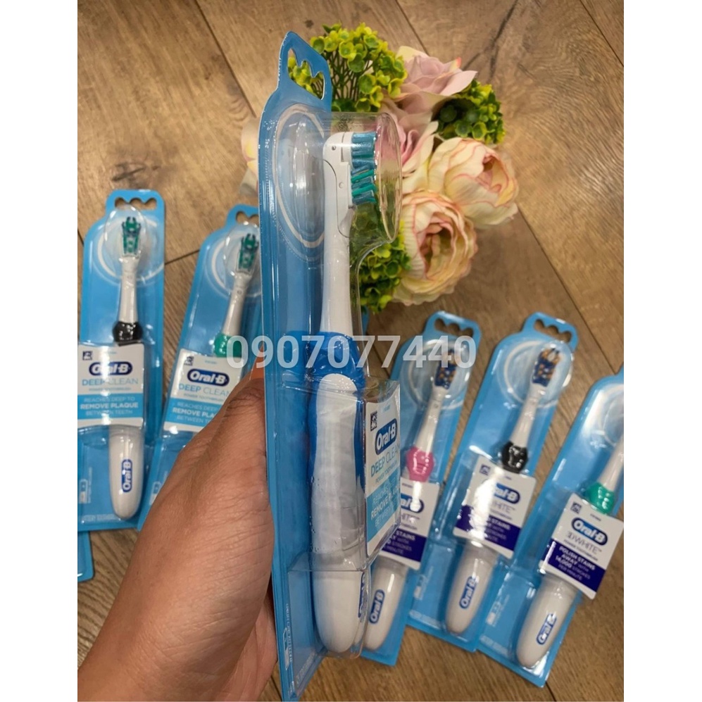 Bàn Chải Đánh Răng Chạy Pin 0ral-B (Người Lớn Và Trẻ Em Trên 3 Tuổi)