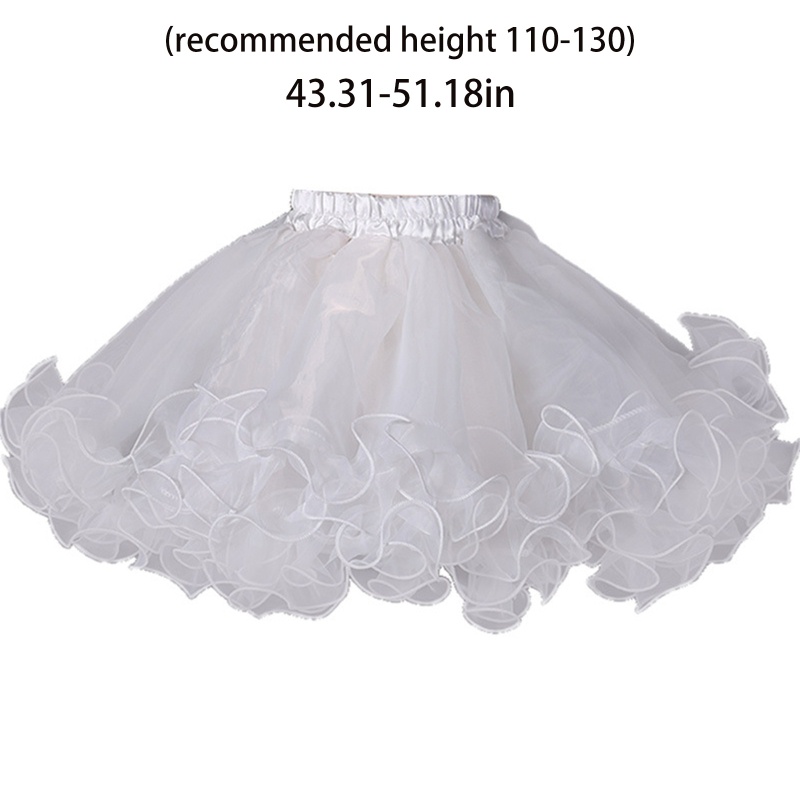 Đầm Hóa Trang Lolita Cổ Điển Không Vòng Màu Trắng Cho Bé Gái