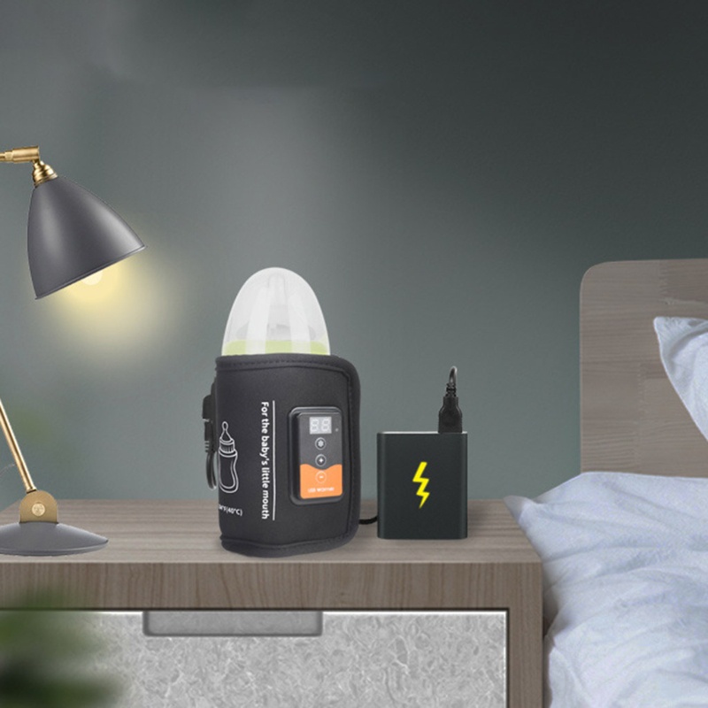 Máy hâm sữa/nước uống USB cho bé yêu kiểu dáng nhỏ gọn tiện dụng khi đi du lịch