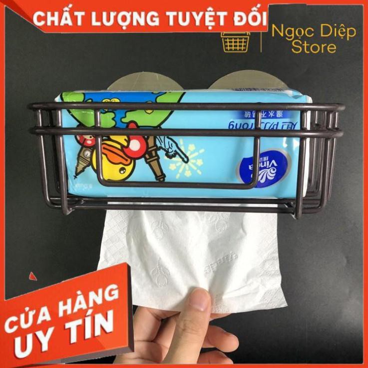 Kệ dán tường nhà tắm không cần khoan để giấy vệ sinh 2064