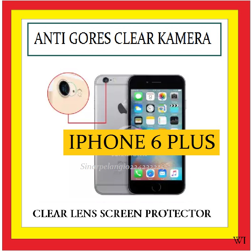 Miếng Dán Bảo Vệ Camera Chống Trầy Xước Cho Iphone 6 Plus 6 + 5.5 Inch 401697