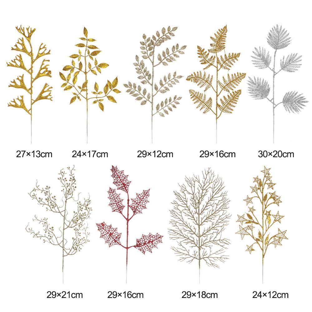 Hoa Treo Nhiều Màu Dùng Trang Trí Giáng Sinh|Hoa Lá Giả Thiết Kế Dễ Thương Dùng Trang Trí