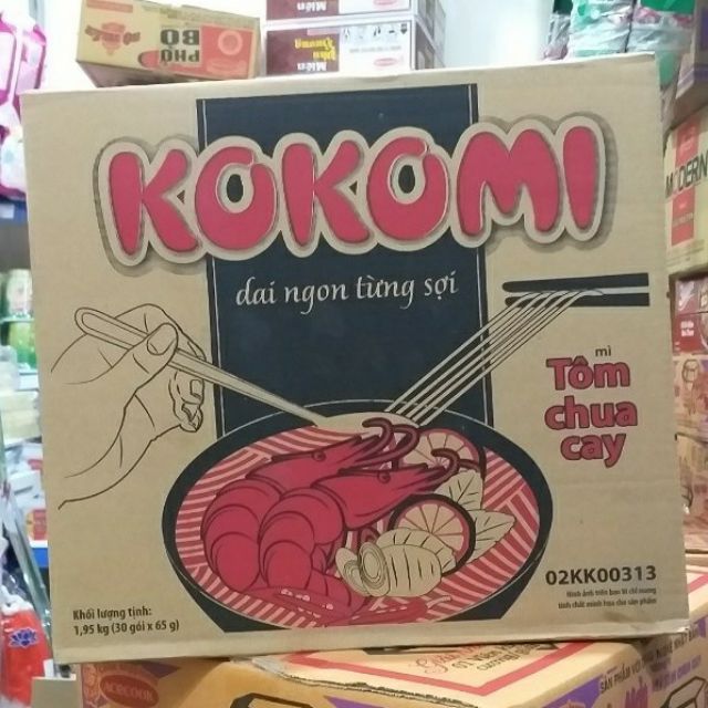 Thùng mỳ kokomi 30 gói×65g