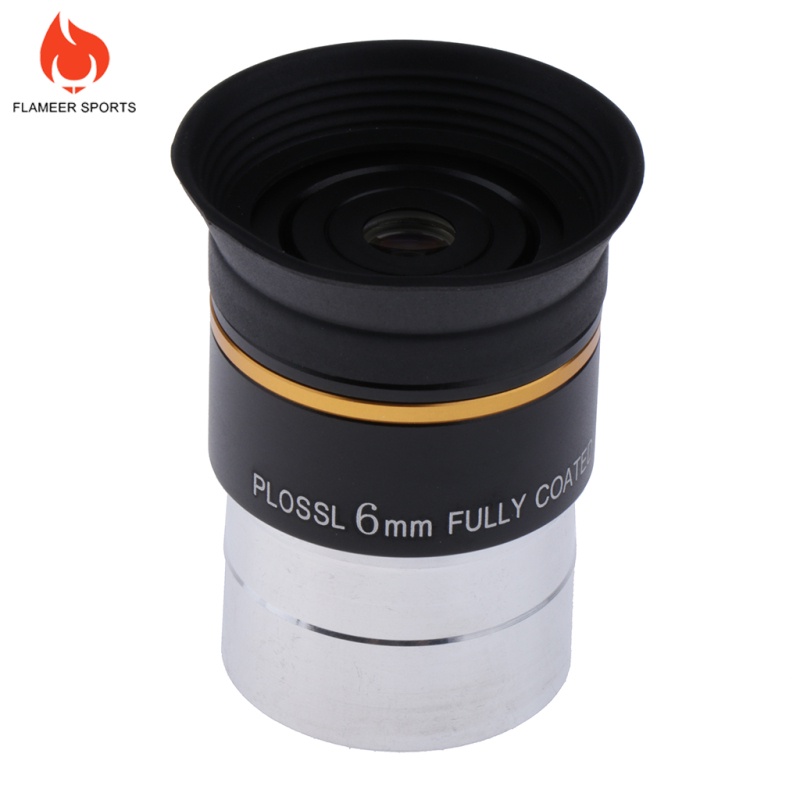 Flameer Sports  1.25&quot; inch 31.7mm PLOSSL 6mm Eyepiece Lens for Astronomical Telescope Set