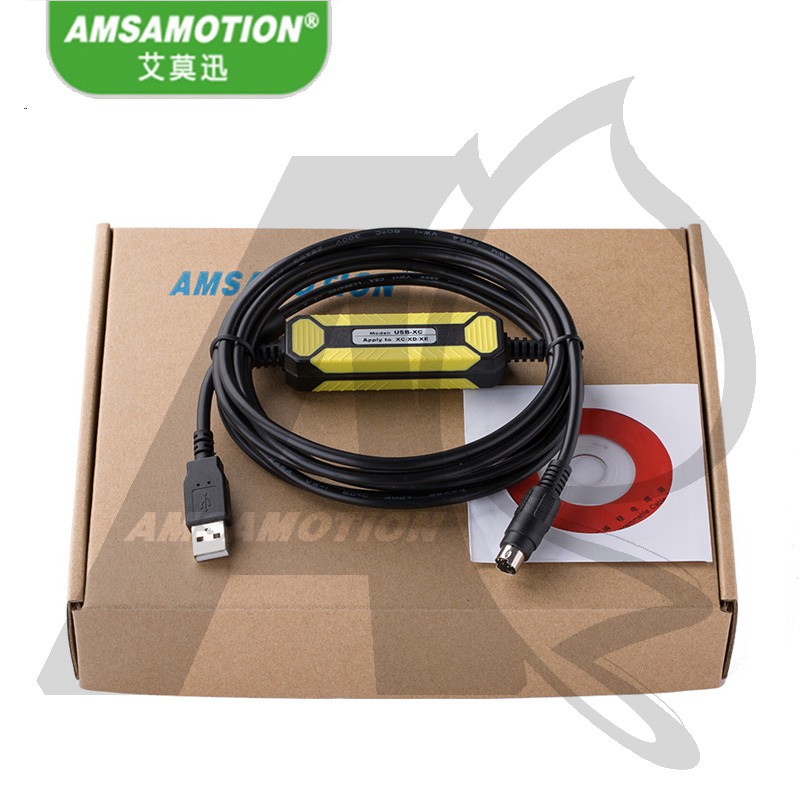 USB-XC Thích Hợp Xinje XC1 XC2 XC3 XC5 Cáp Lập Trình PLC Cáp Truyền Thông USB Hỗ Trợ WIN7