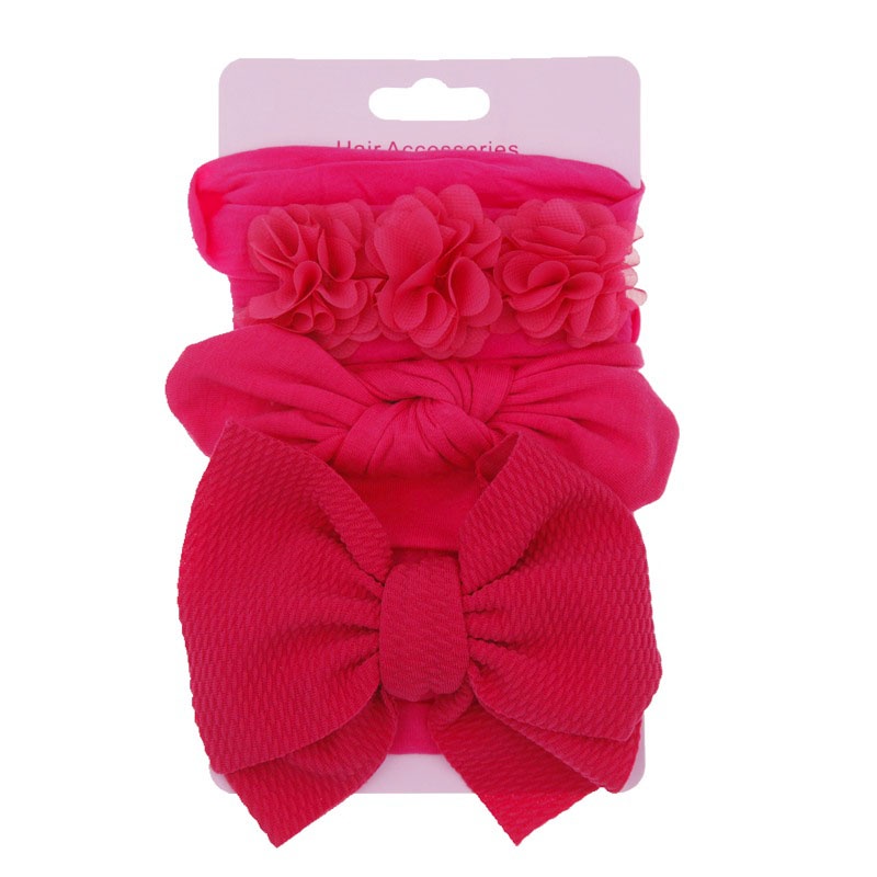 Set 3 Băng Đô Nơ Xinh Xắn Dành Cho Các Bé 0-3 Tuổi