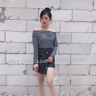 ❤️ Set Áo Trễ Vai Chân Váy