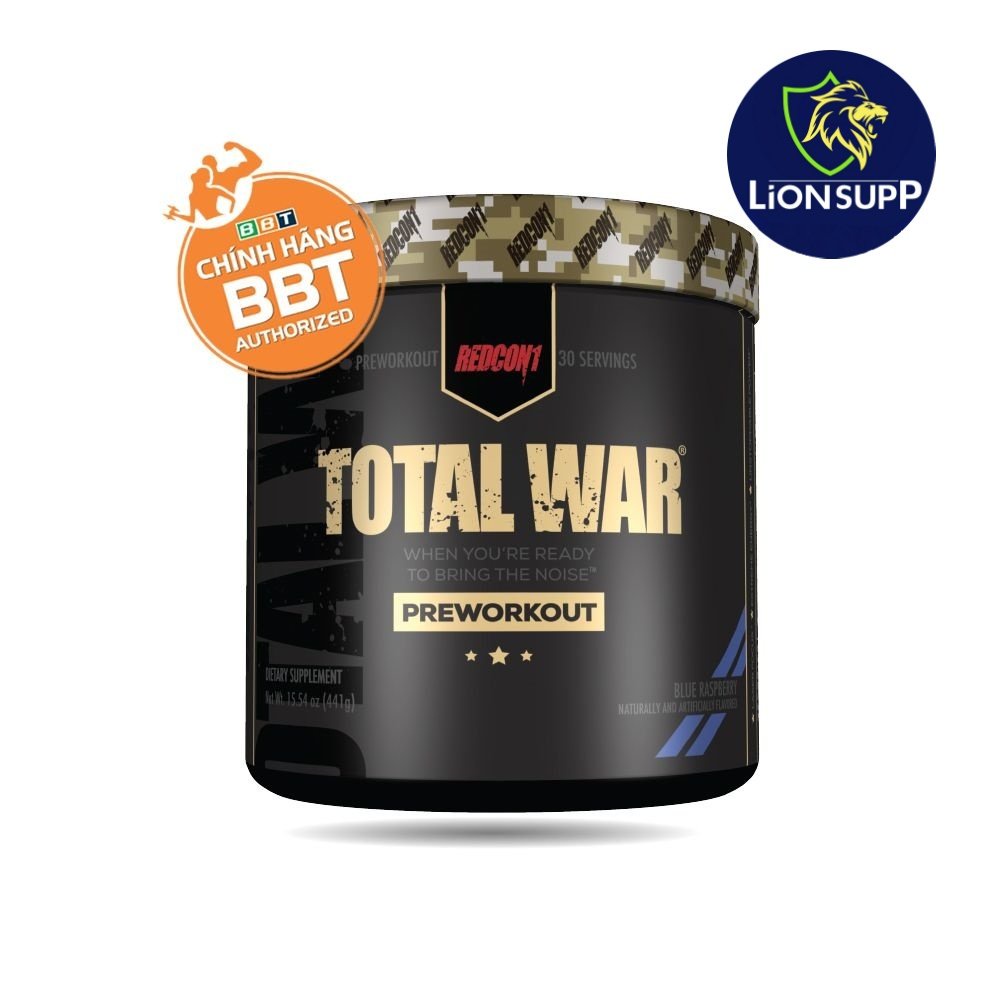 Redcon1 Total War - Pre Workout Tăng Sức Mạnh Trước Tập Chuyên Dành Cho Quân Đội Mỹ HÀNG CHÍNH HÃNG BBT