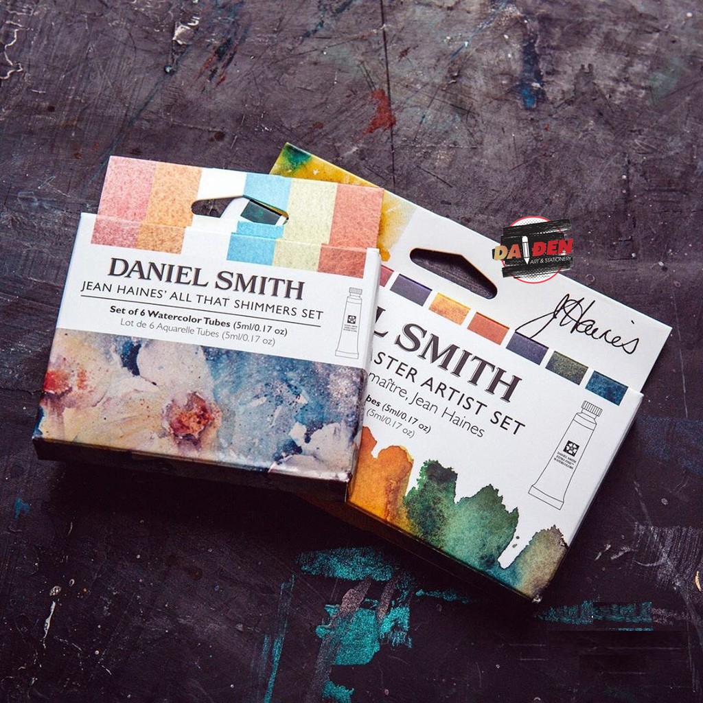 [DA ĐEN] Màu Nước Daniel Smith Jean Haines’ Master Artist Set 6/10 Màu 5ml