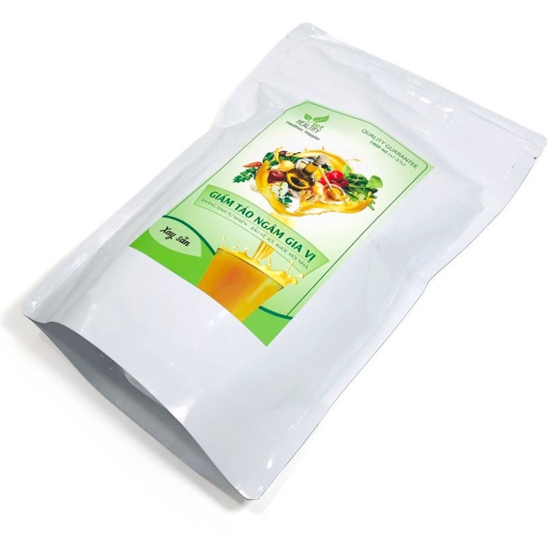 Kháng sinh tự nhiên, Giấm táo ngâm gia vị xay sẵn túi tiện lợi VietHealthy 1 lít