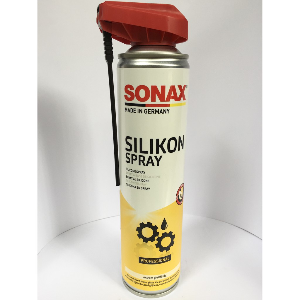 Chai xịt Silicon SONAX Silikon Spray - bôi trơn bảo dưỡng kim loại, cao su, nhựa, gỗ, 400ml