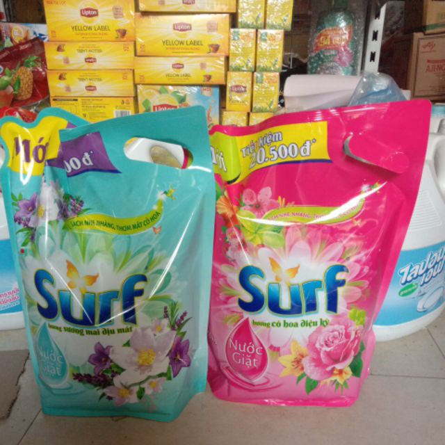 Nước giặt Surf hương sương mai dịu mát túi 3,5kg