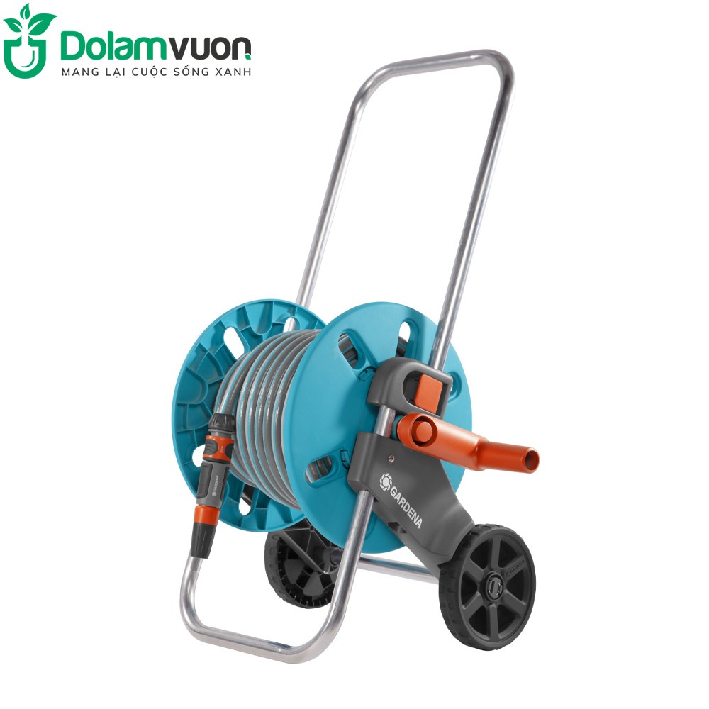 Bộ vòi tưới cây xe cuộn 20 mét Gardena 18502-20