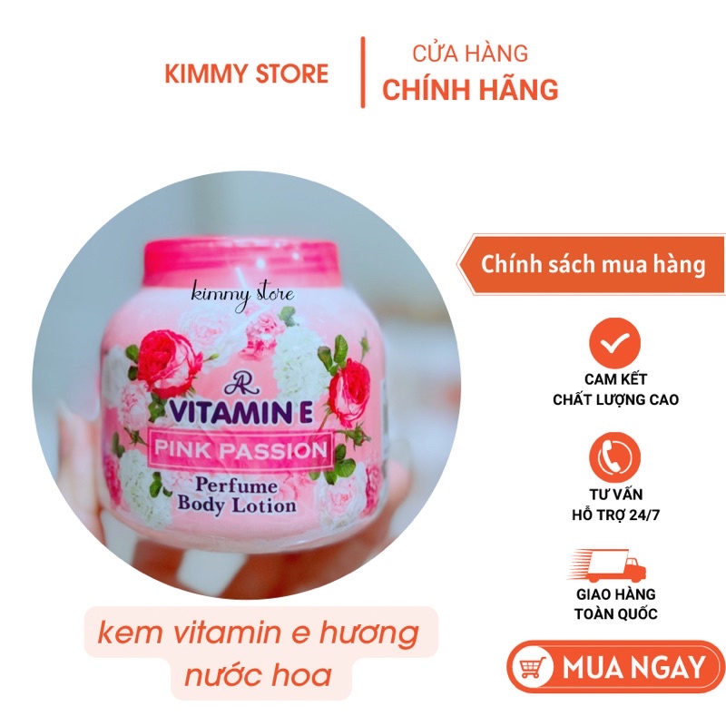 kem dưỡng ẩm vitamin e aron hương nước hoa 200ml