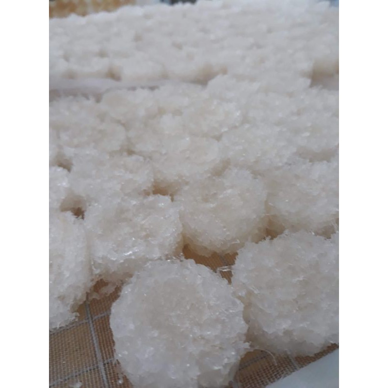 Sét yến viên táo đỏ, đường phèn, gừng, lá nếp khô