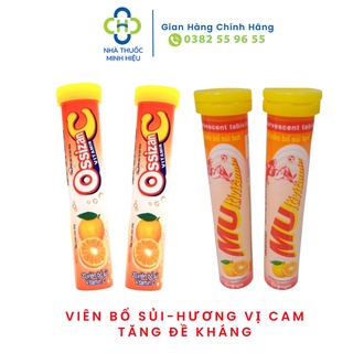 C sủi - viên bổ sủi multivitamin hương vị cam-tăng cường đề kháng-tube 20 viên