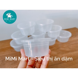 Hộp làm bánh kem Flan loại Nhỏ - 10 hộp kèm nắp