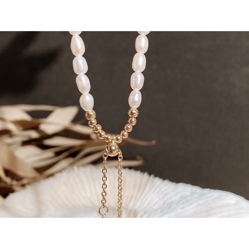 Vòng cổ 4ly mix bi titan