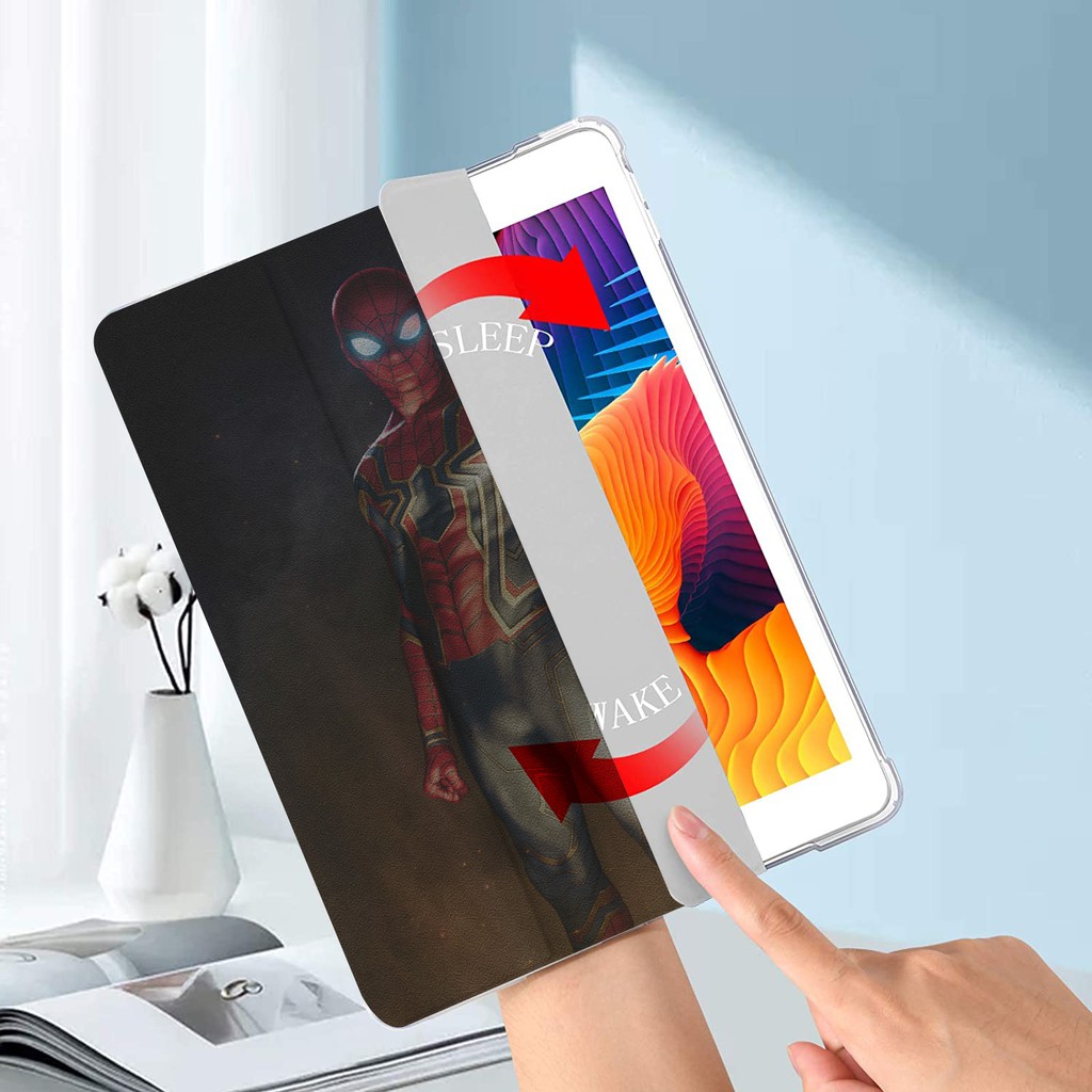 Bao Da Máy Tính Bảng Có Khe Đựng Bút Cho iPad Air3 10.5 mini5 mini4 pro11 iPad air gen8 10.2 air4 10.9 air2 air1 6th 5th 9.7