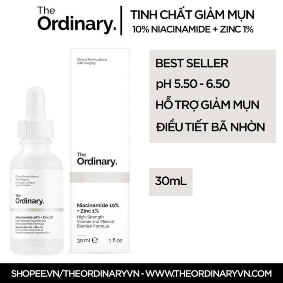Tinh chất giảm mụn The Ordinary Niacinamide 10% + Zinc 1% | BigBuy360 - bigbuy360.vn