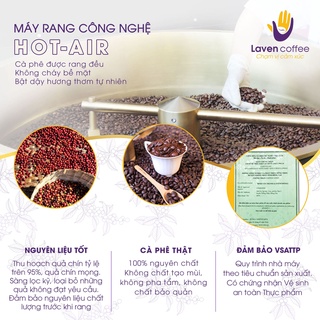 Cà phê pha phin/máy LAVEN COFFEE khám phá vị mới 340gr