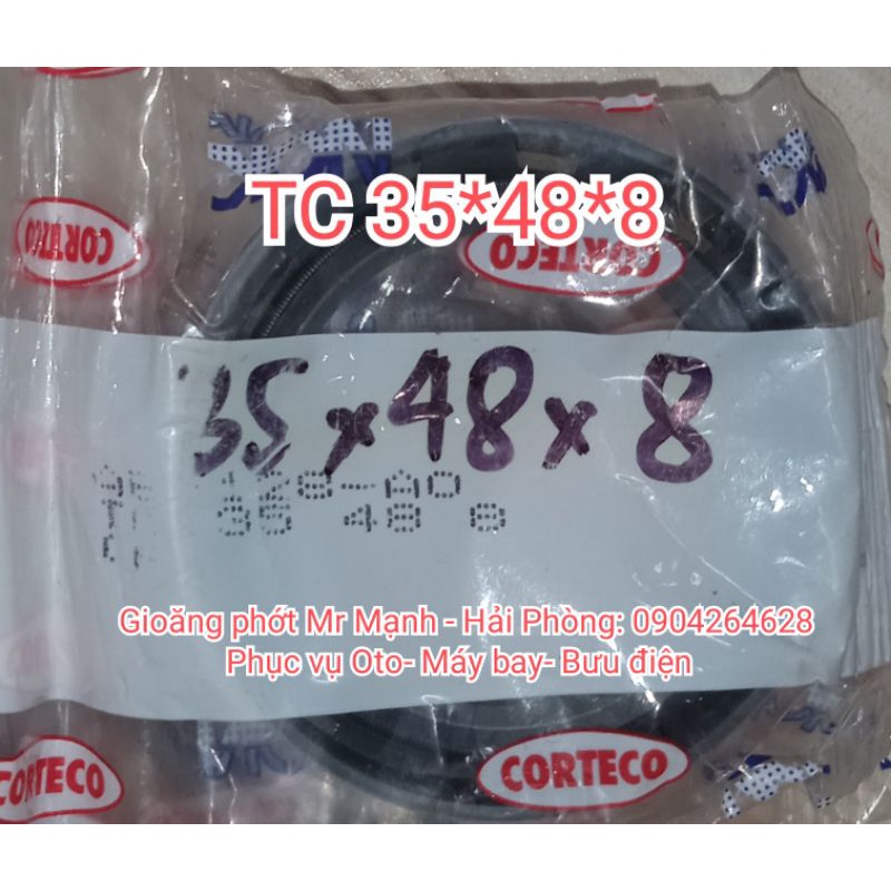Phớt 35*48*8, 35x48x8( Hãng Nok nhật)