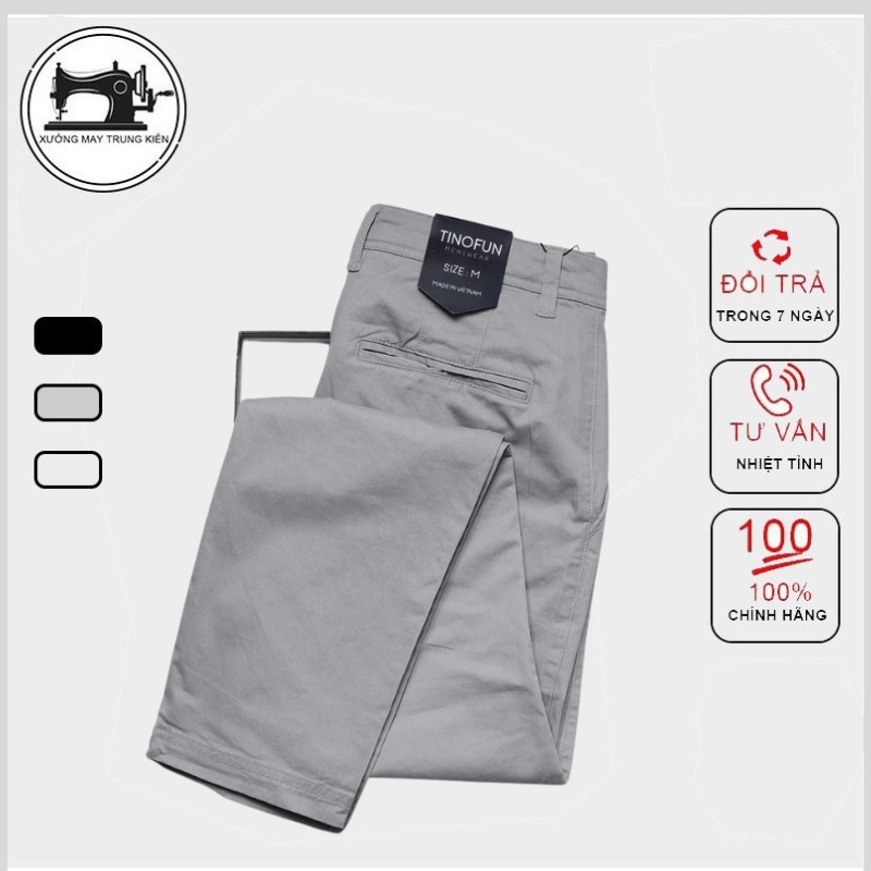 Quần Kaki Nam Chất Kaki Korean Dày Dặn Mềm Mịn Co Giãn Phong Cách Trẻ Trung Công Sở - QA04
