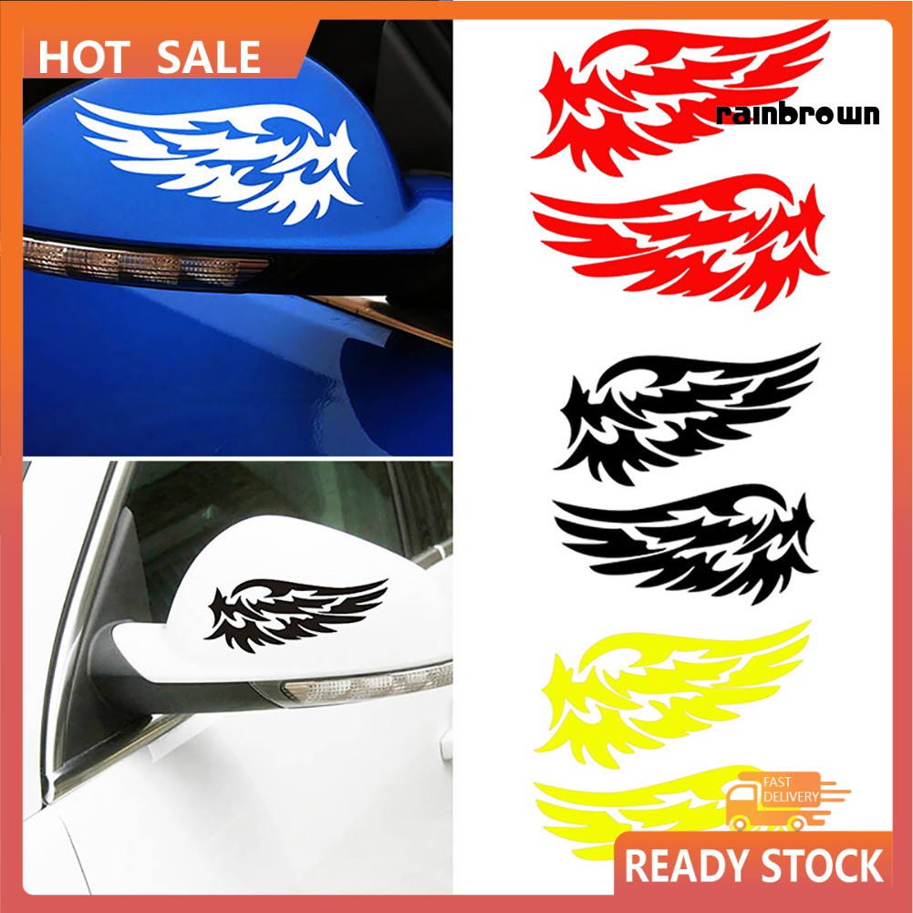 2 Nhãn dán xe hơi ở kích chiếu hậu hình lồng vũ thời trang