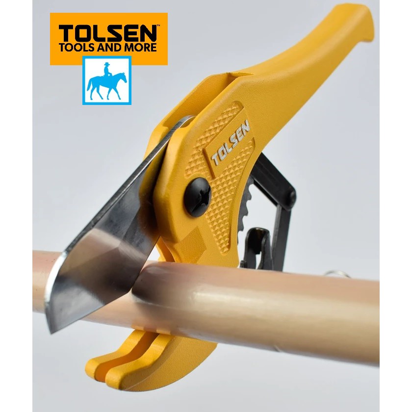 TOLSEN Dao Kéo Cắt Ống Nhựa 42mm dài 8inch 200mm PVC Pipe Cutter 33100
