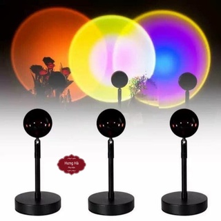 Đèn hoàng hôn có decal chuyển đổi nhiều màu hoàng hôn, mặt trời, cầu vồng ảo diệu, chụp ảnh sống ảo, quay tiktok ,video