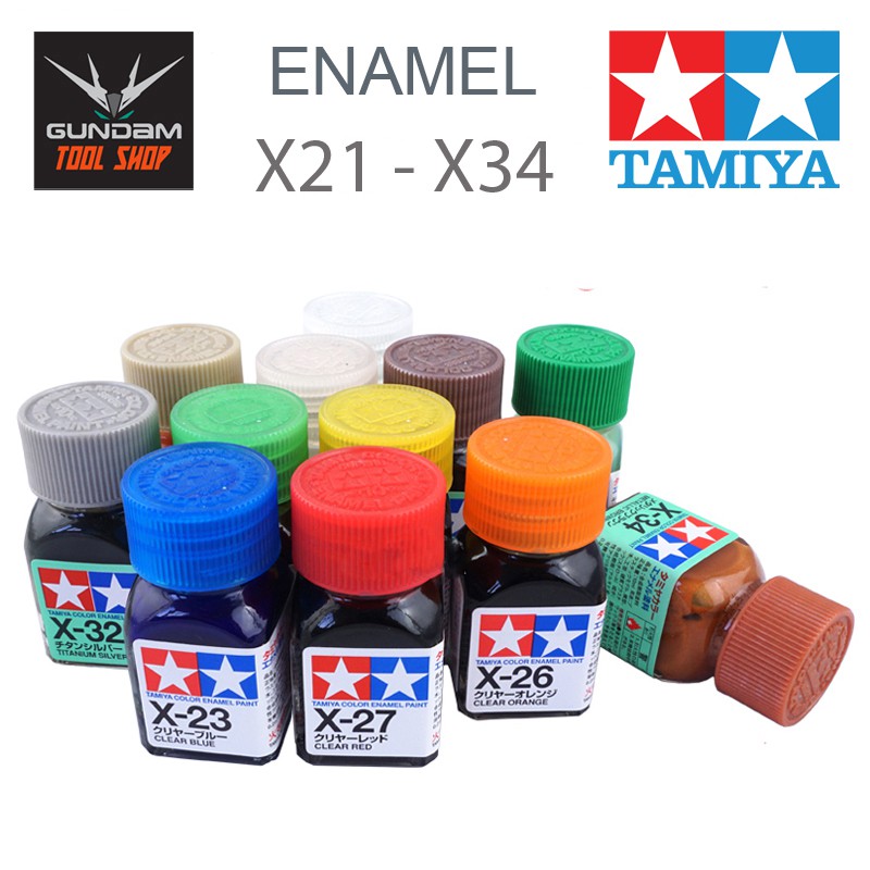 SƠN MÔ HÌNH TAMIYA ENAMEL (X21 ~ X34)