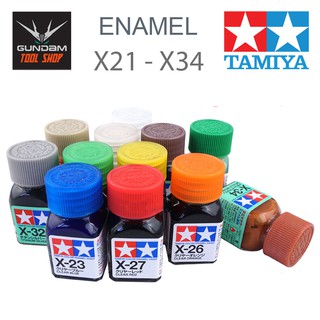 SƠN MÔ HÌNH TAMIYA ENAMEL (X21 ~ X34)