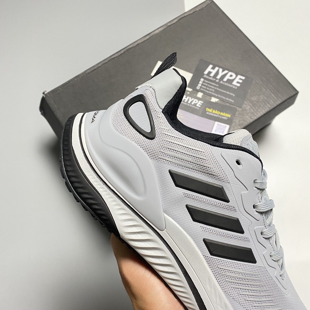 Giày Alphamagma Grey Black  - Hype Sneaker | Phiên bản 1:1 chuẩn