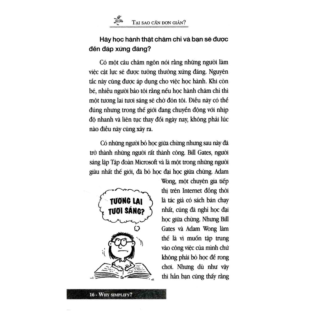 Sách - Tại Sao Cần Đơn Giản?