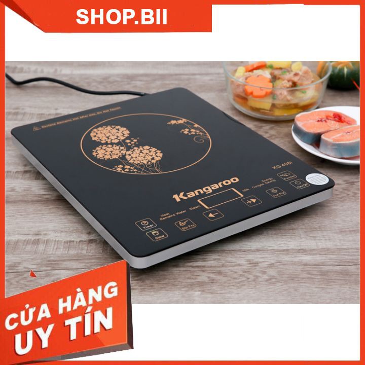 Bếp Từ Đơn Kangaroo KG-408i Cao Cấp Nhập Khẩu Chính Hãng Kính Cường Lực Siêu Bền Sang Trọng Giá Cả Hợp Lý Tặng Kèm Nồi.