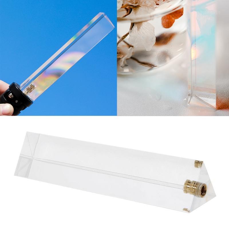 Khối Lăng Kính Cầu Vồng Hình Tam Giác Lọc Hiệu Ứng Cầu Vồng Chụp Ảnh