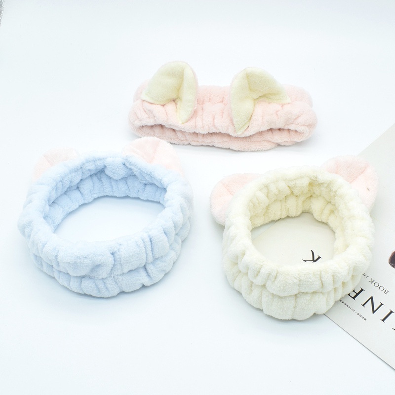 Băng Đô Cài Tóc Tai Mèo Dễ Thương Phong Cách Hàn Quốc