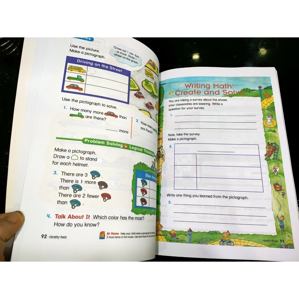 Bộ đẹp 3c - Full Colours - Math - Houghton Mifflin - Grade 1