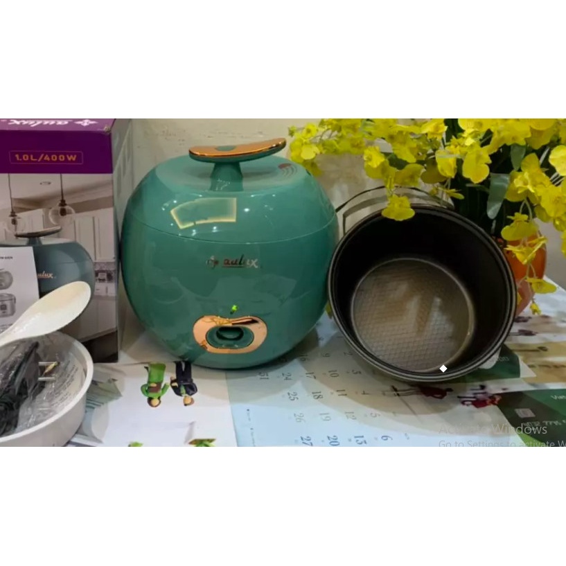 NỒI CƠM ĐIỆN AULUX QUẢ TÁO DÒNG CAO CẤP 1L CHÍNH HÃNG-CÓ BẢO HÀNH