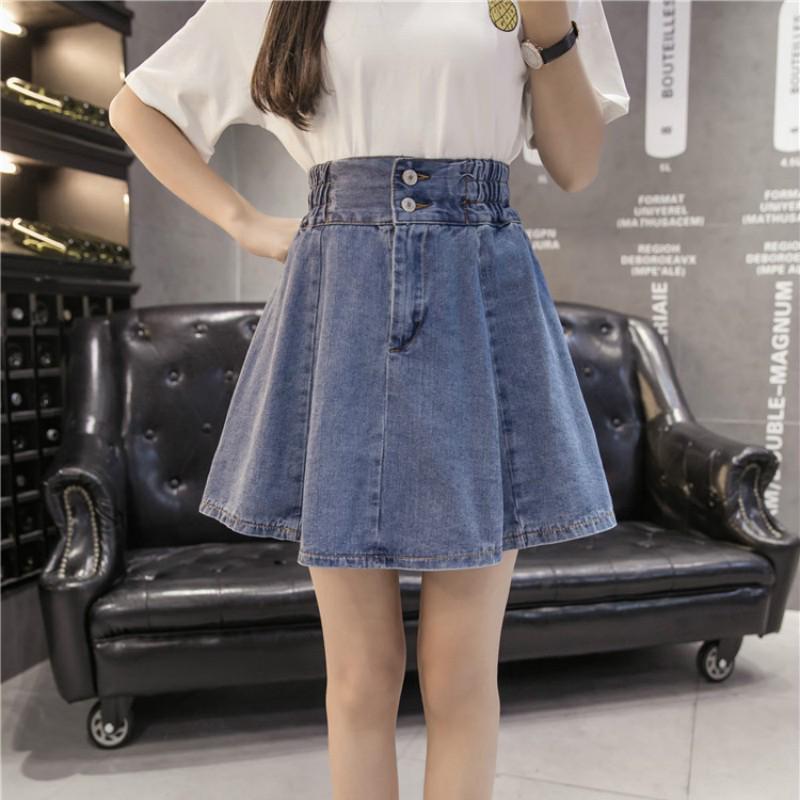 Chân váy jeans thời trang cho nữ
