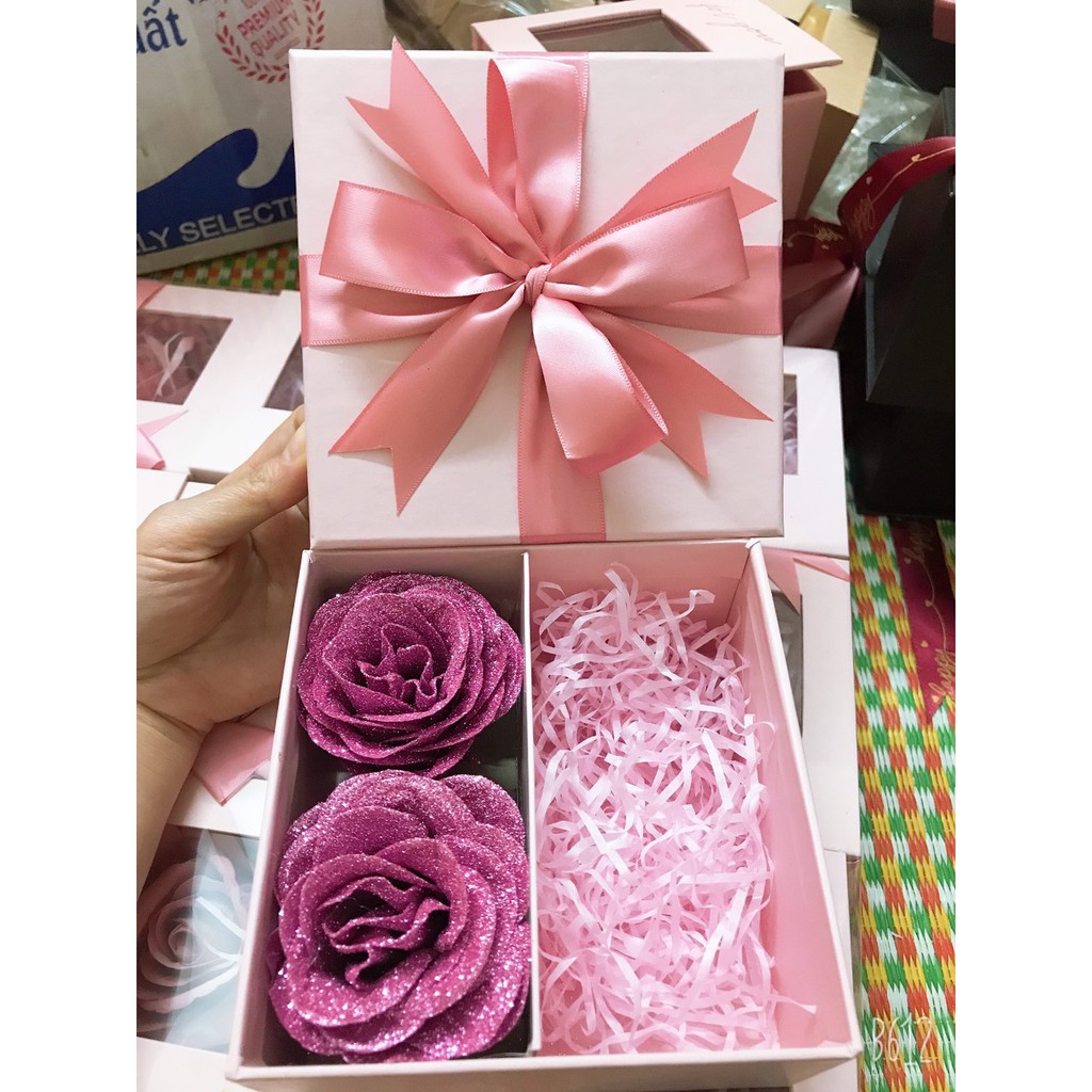 Hộp Hoa Nhũ Đựng Son Cao Cấp | BigBuy360 - bigbuy360.vn