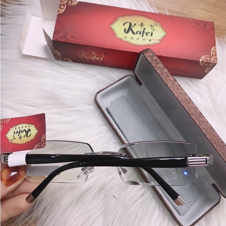 Kính đọc sách mặt khoan dành cho nam và nữ kiểu dáng thanh lịch sang trọng T01