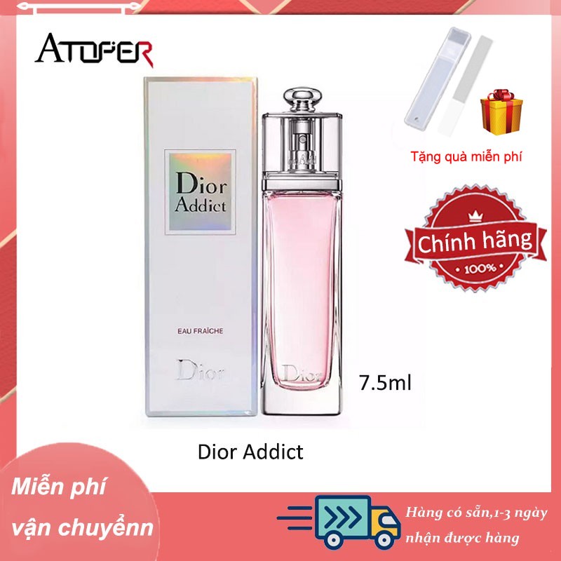 Dior Addict Nước Hoa Mini Chính Hãng Eau Fraiche Eau De Toilette 7.5ml