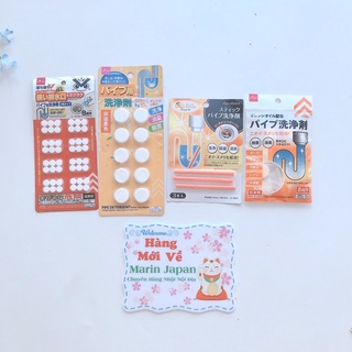 Viên thông tắc đường ống, bồn cầu nhà vệ sinh , bồn rửa bát Nhật Bản