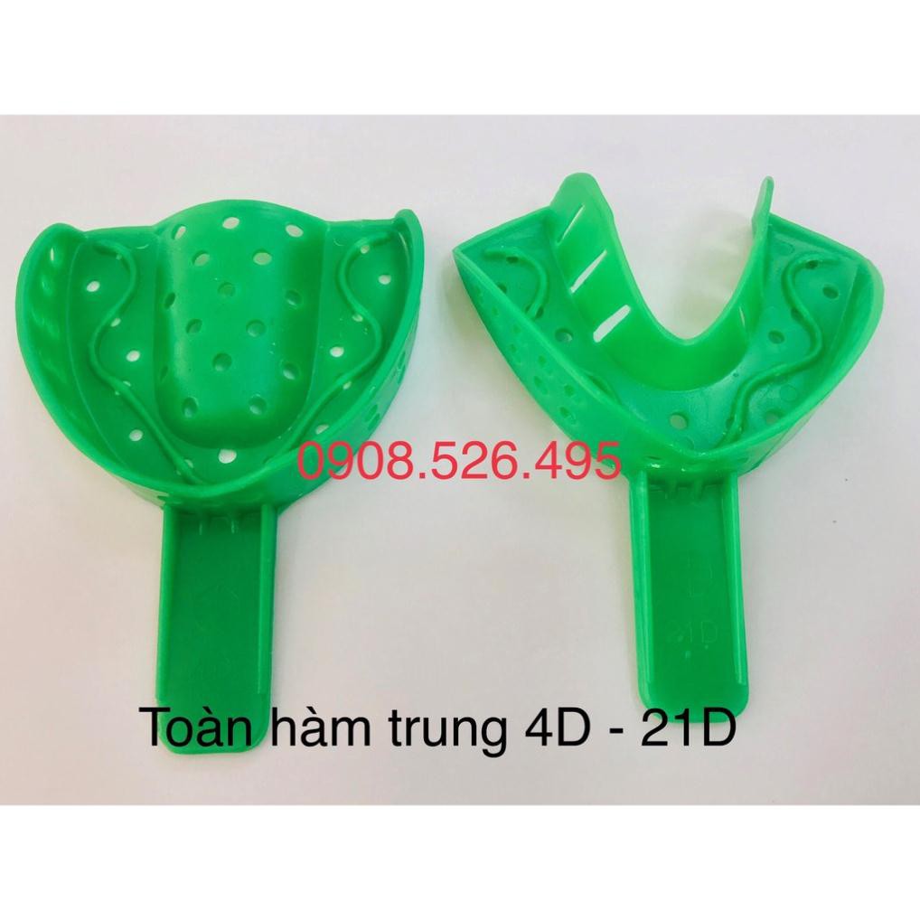 Khay lấy dấu nhựa xanh